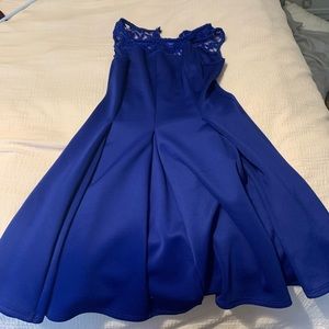 “Nickie Lew” blue lace dress